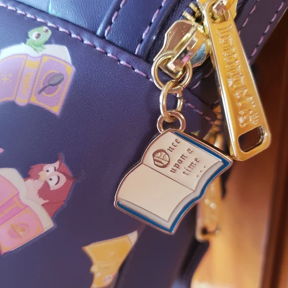 Loungefly Navy Disney Storybook Stack Mini Backpack - Picture 6 of 6